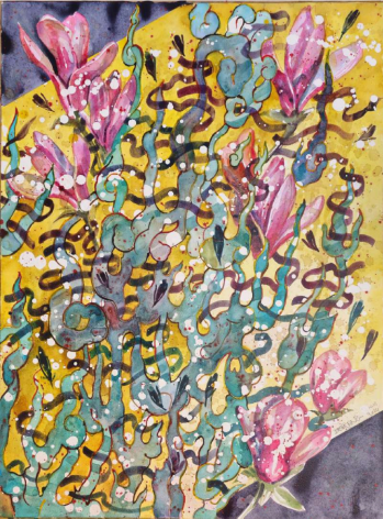 Behrang Samadzadegan, Flames and Flowers No.4, 2024