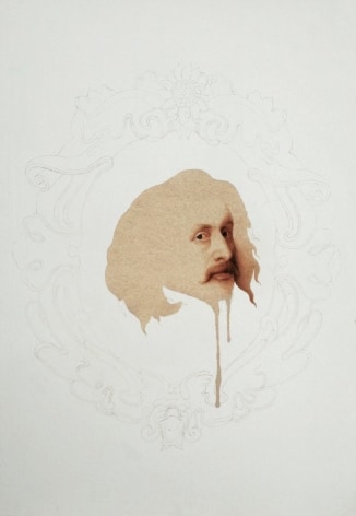 IRFAN HASAN, Self-­Portrait after Anthony van Dyck, 2014