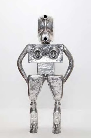 Femmebot I, Polished aluminum