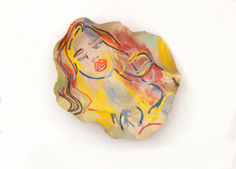 Ghada Amer, The Sleeping Girl, 2014