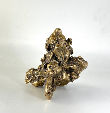 Jester, 2019, edition of 5 (1 AP). bronze with patina, 4&rdquo;h X&nbsp; 2 3/4 w x 3&rdquo; d, $3,500