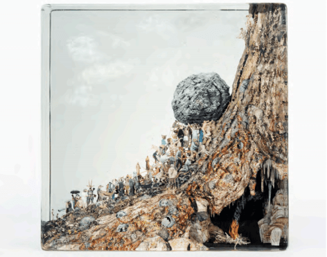 Dustin Yellin Groups Sisyphus, 2017