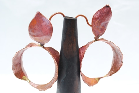 Julie Hamisky, Leaf Hoop Earrings, 2019