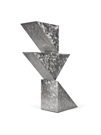 Balancing Right Triangles, 2022 &nbsp;, Stainless Steel, Sanded Finish&nbsp;