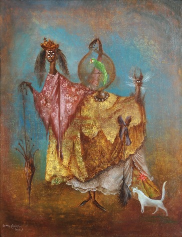 Leonora Carrington La artista viaja de incognito (The Artist Traveling Incognito), 1949