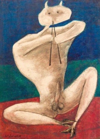 Untitled (Satyr or Pan), 1965, Oil on canvas