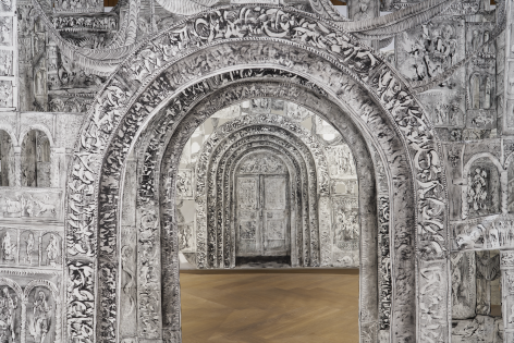 Memory Gates,&nbsp;2021, Acrylic on cotton, hand-cut