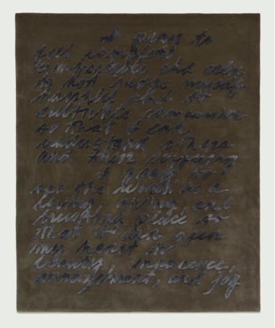 Prayer Rug, 2015, Silk and wool