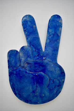 NICK MOSS, Peace (Blue), 2016