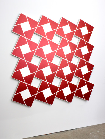 Ahlun X - Sashay Red, 2011, Acrylic on Canvases