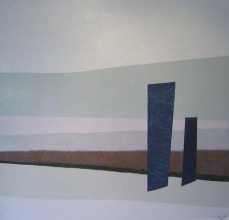 Winter (Hiver), 1987, Acrylic on Canvas, 60 x 60 inches