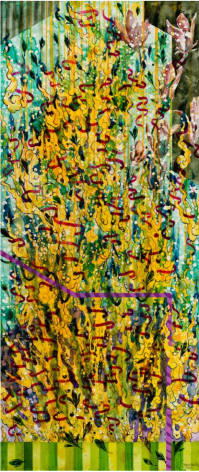 Behrang Samadzadegan, Flames and Flowers No.3, 2024