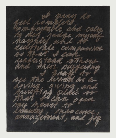 Prayer Rug, 2015, Silk and wool