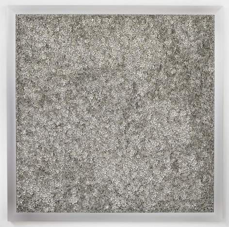 Gates of Narcissus: Motherboard 1, 2012, Steel, cast metal, leather in artist's frame