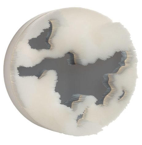 Straws, 2018 Straws and Plexiglass on Wood Panel with Metal Frame