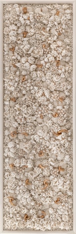 Blomming Twins-2, 2022, Porcelain, 18k Gold Decorated, 181 x 60 x&nbsp;10 cm / 71.3 x 23.6 x&nbsp;3.9 in.