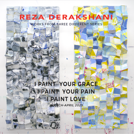 Reza Derakshani: I PAINT YOUR GRACE, I PAINT YOUR PAIN, I PAINT LOVE - WORKS FROM THREE DIFFERENT SERIES