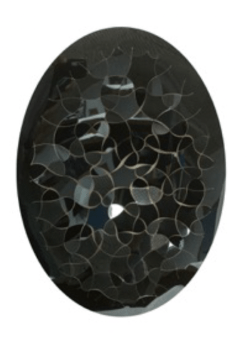 Haresh Lalvani  MINI HYPERION 1.5  Mirrored Black Stainless Steel