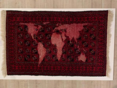 Mona Hatoum&nbsp;&nbsp;&nbsp;, Baluchi (red and orange) , 2007