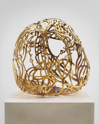 Baisers #1, 2011-2012, Gold plated bronze