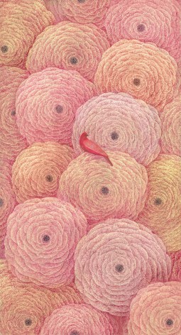 Maryam Lamei, Pink Bloom, 2025