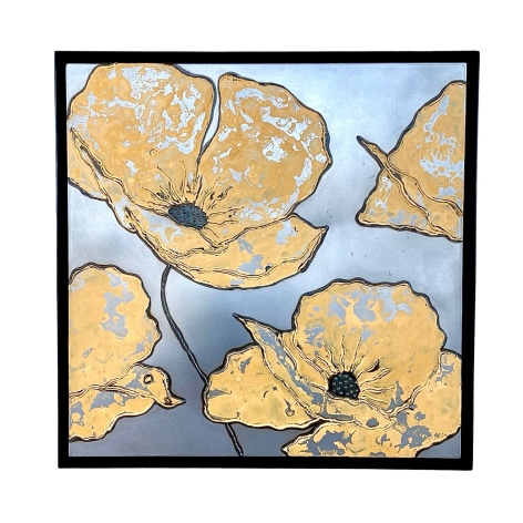 Nick Moss, Yellow Poppies, 2023 &nbsp;