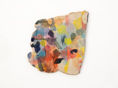 Portrait of a Girl in an Abstract Composition #1, 2014, Ceramic