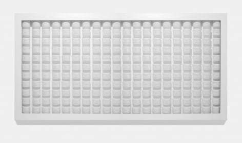 Wall of Confidence, 2009, Wall sculpture with mixed media