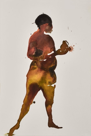 Figure 1, 2016, Ink on paper, 15 x 10 in / 38 x 25 cm