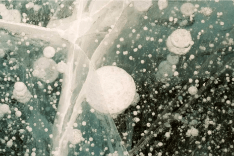 Diane Tuft, Tyndall Figures, Lake Hoare, 2012