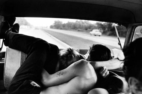 Bruce Davidson Brooklyn Gang (couple necking in car), 1959