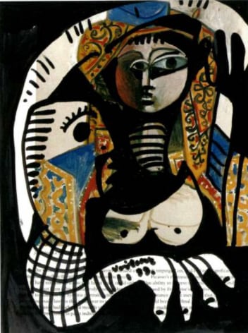 Jehangir Vazifdar Untitled (two faces), 1999