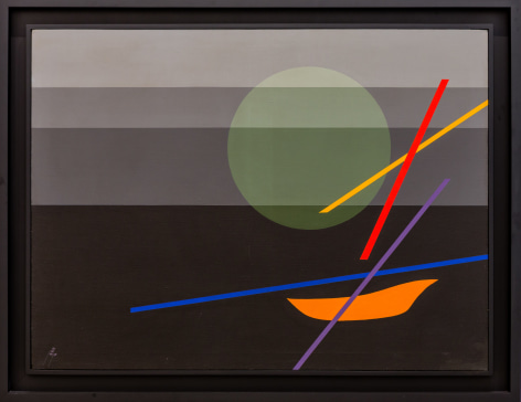 Untitled (from the Abstract Series), 1970-1979, Oil on canvas