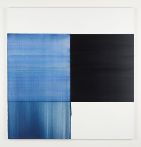 Callum Innes Exposed Painting Sapphire Blue, 2024