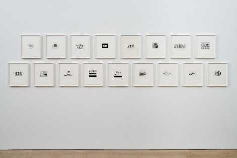 Installation view of&nbsp;Serial Imagery: Portfolios &amp;amp; Prints in Sets. Photograph by Johnna Arnold.