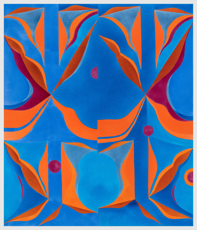 Margaux Ogden Bathers (Blue, Orange &amp;amp; Violet), 2023