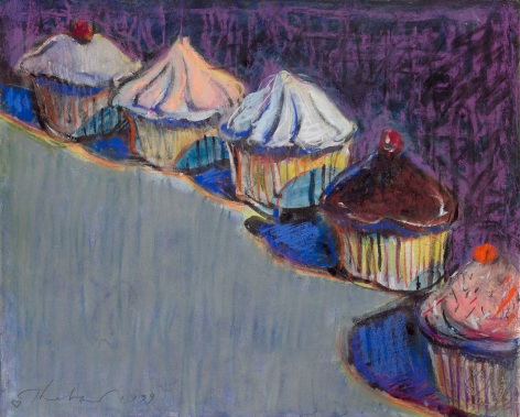 Wayne Thiebaud Unititled (Cupcakes), 1999