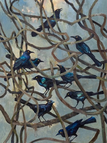 John Alexander Birds and Bramble, 2019