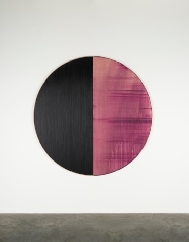 Callum Innes Untitled Lamp Black / Deep Purple Dioxazine, 2023