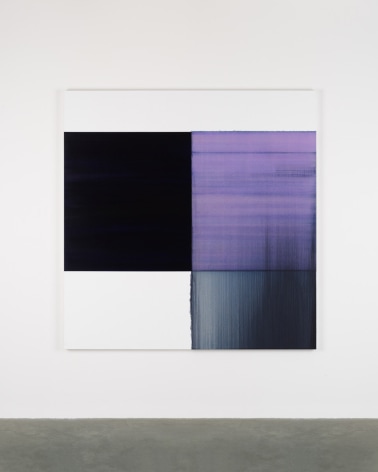 Callum Innes Exposed Painting Bluish Violet Red Oxide, 2019