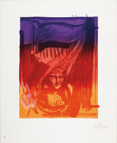 Jasper Johns Figure 7, from Color Numerals Series, 1969