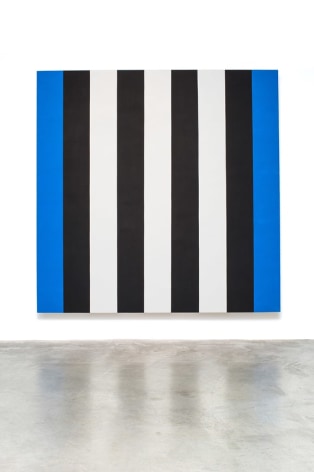 Mary Corse Untitled (White, Black, Blue Beveled), 2014&nbsp;&nbsp;&nbsp;&nbsp;
