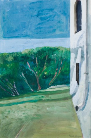 Paul Wonner Side of the House, Malibu, 1965