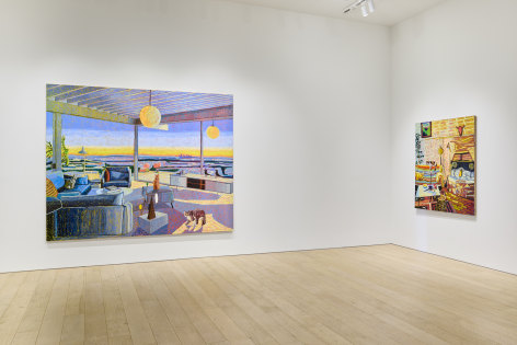 Installation view of&nbsp;In a Western Town. Photograph by Glen Cheriton.