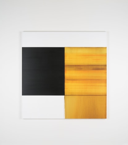 Callum Innes Exposed Painting Quinacridone Gold, 2024