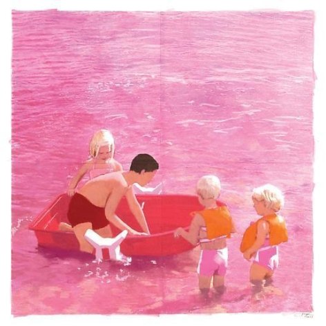 Red Boat Beach, 4 Kids (Pink)