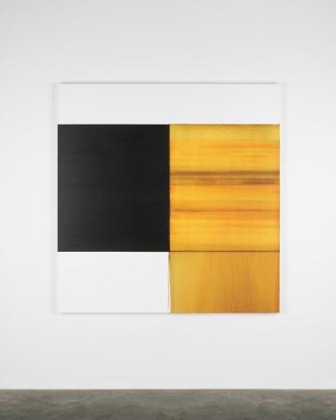 Callum Innes Exposed Painting Quinacridone Gold, 2024