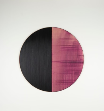 Callum Innes Untitled Lamp Black / Deep Purple Dioxazine, 2023