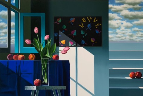 Bruce Cohen Interior with Peaches and Matisse&#039;s Verve Cover, 2020