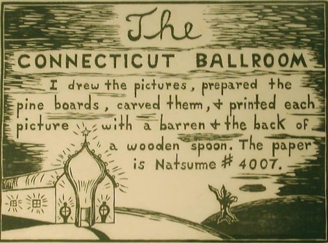 H.C. Westermann &quot;Untitled&quot; (title page) from &quot;The Connecticut Ballroom&quot;